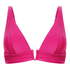 Luna Triangle Bikini Top, Pink