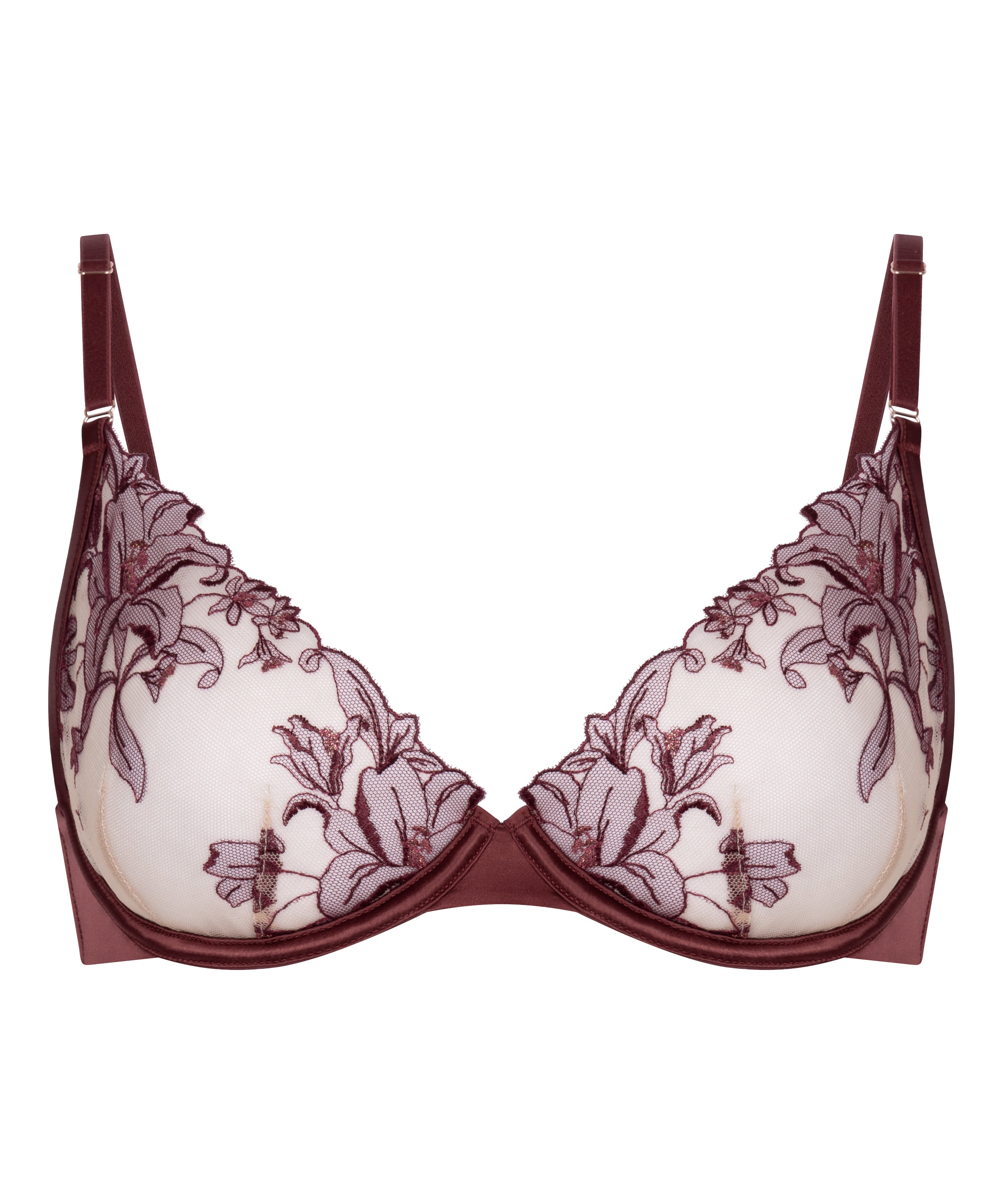 Anouk Non-Padded Underwired Bra, Red, main