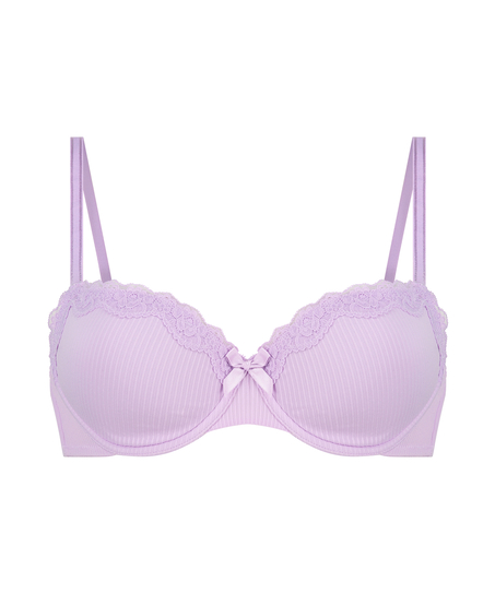 Lola Padded Underwired Bra, Purple