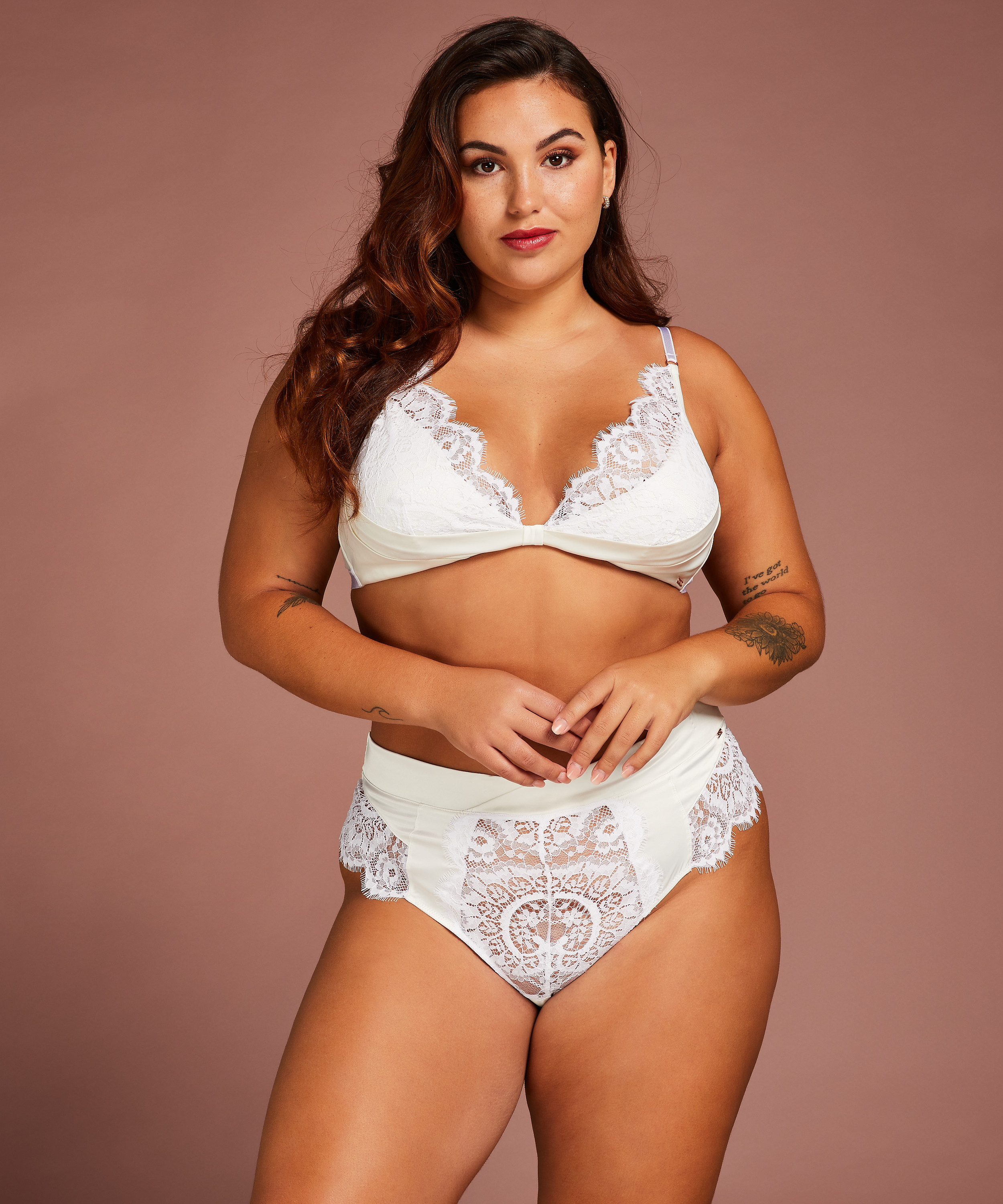 Hannako bralette, White, main