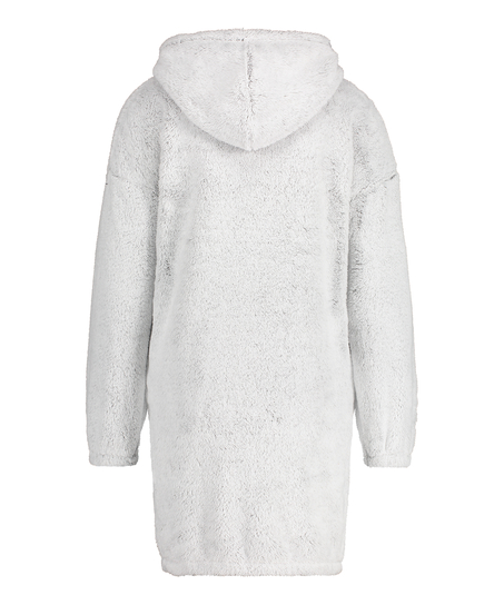 Snuggle Fleece Dress, Gray