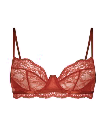 Isabelle Non-Padded Underwired Bra, Orange