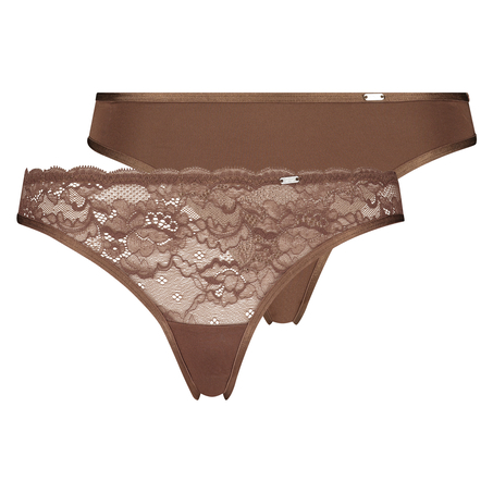 2 Angie Thongs, Brown