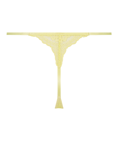 Kaiden High Leg Thong, Yellow