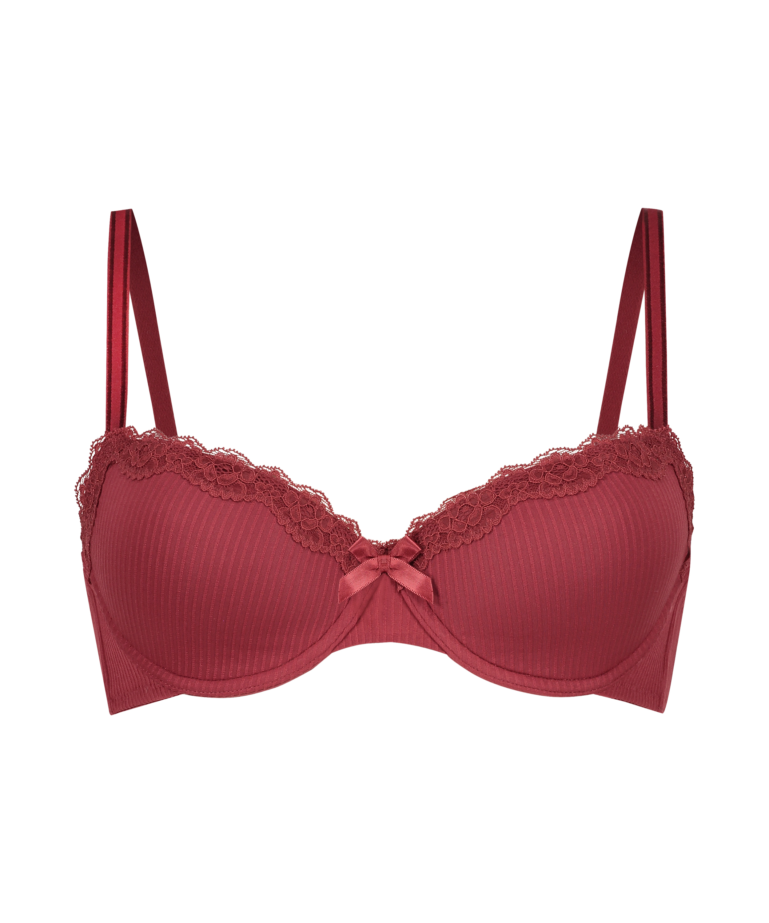 Lola Padded Underwired Bra, Red, main