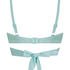 Sydney Padded Underwired Push-Up Bikini Top, Blue