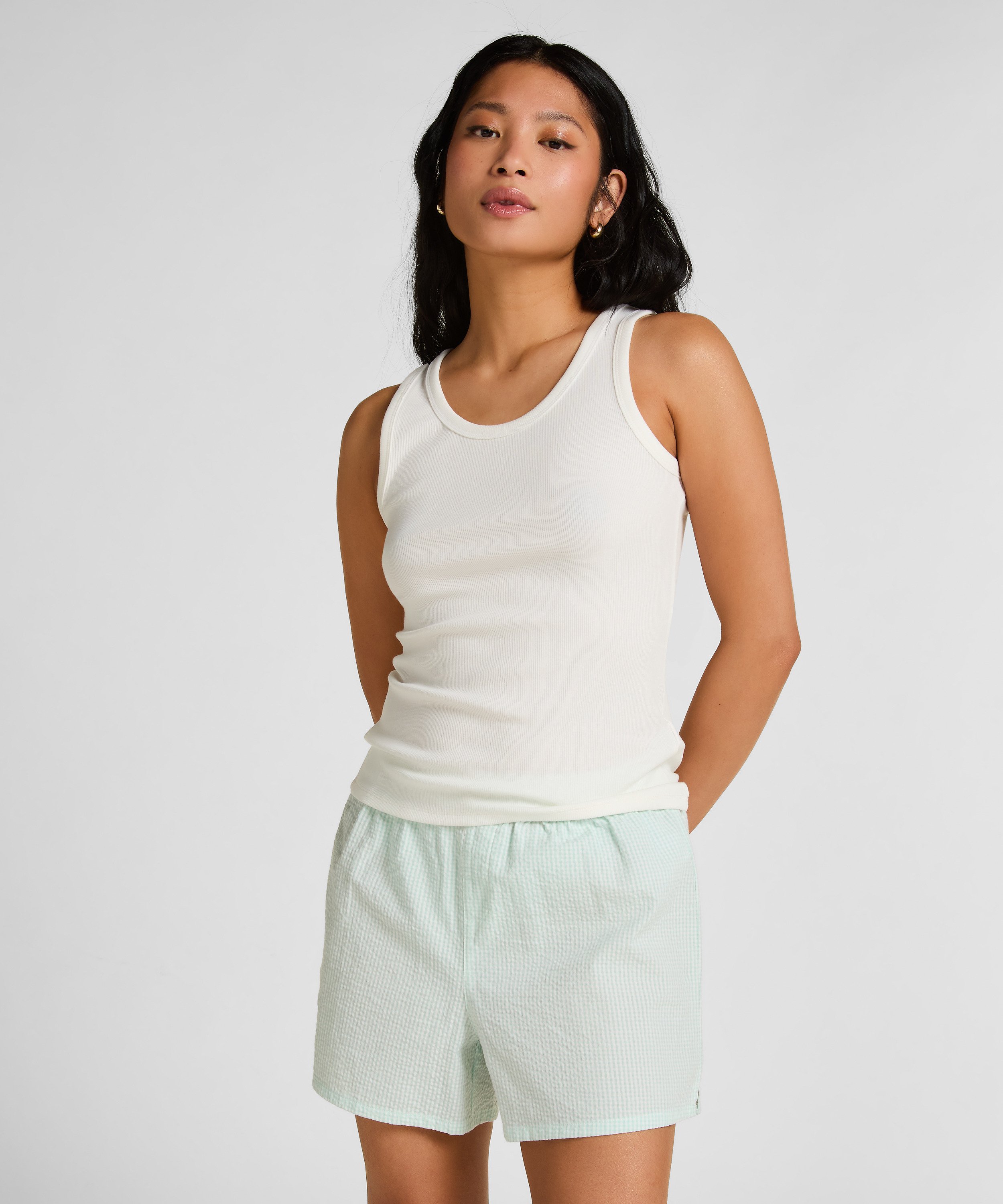 Singlet Jersey, White, main