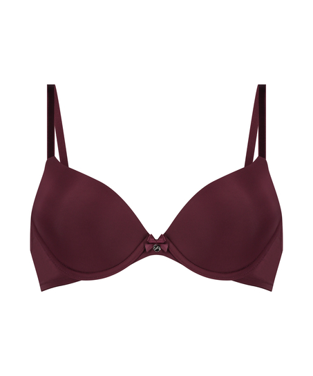 Plunge Padded Underwired Bra, Purple