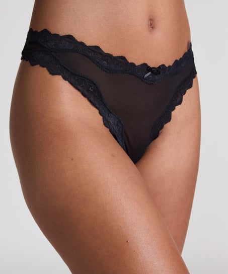 Hazel Thong, Black
