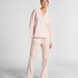 Poplin Cotton Pyjama Top, Pink