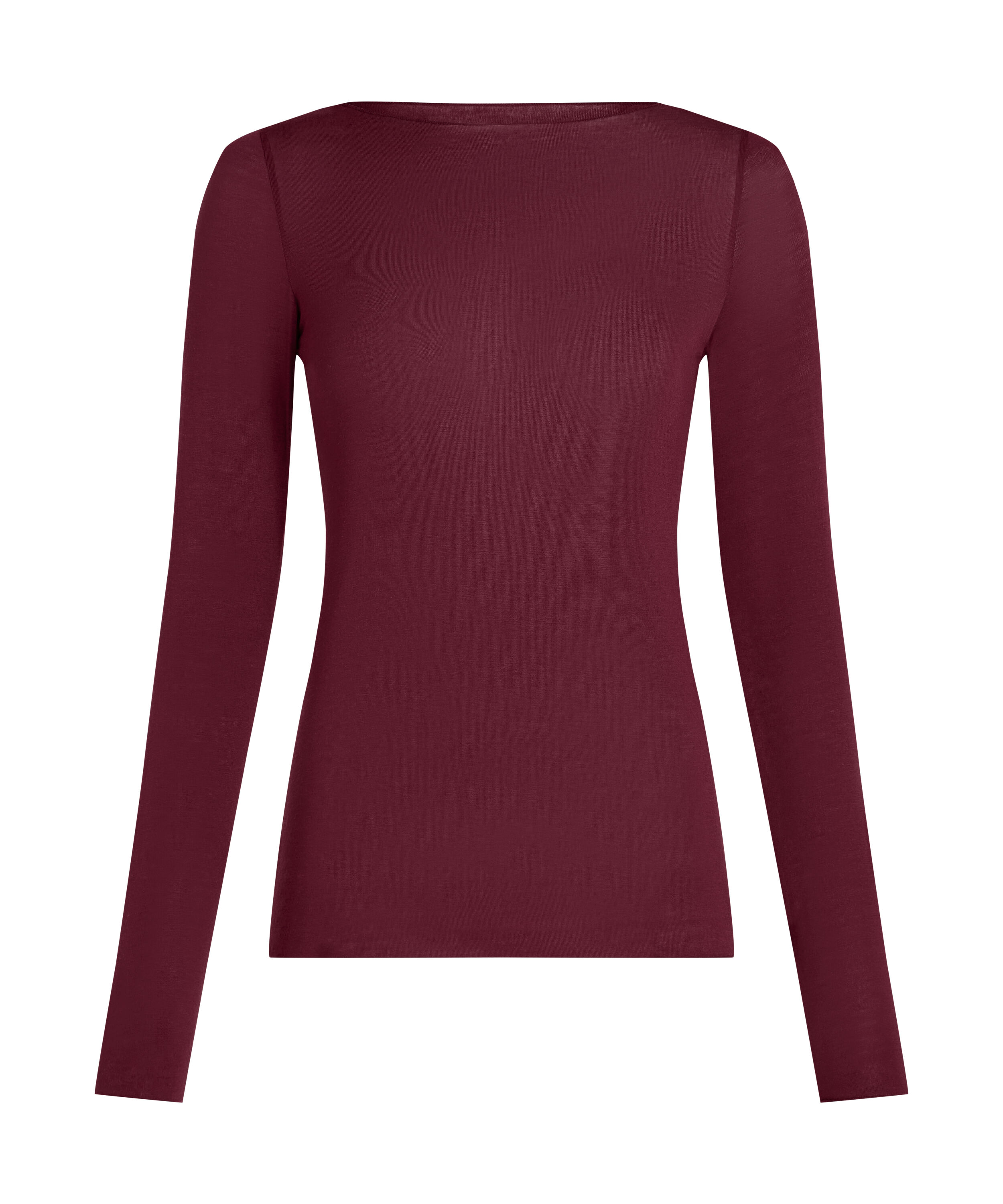 super soft Boatneck shirt with Cashmere, Purple