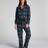 Flannel Pyjama Set, Green
