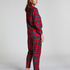 Flannel Pyjama Set, Red