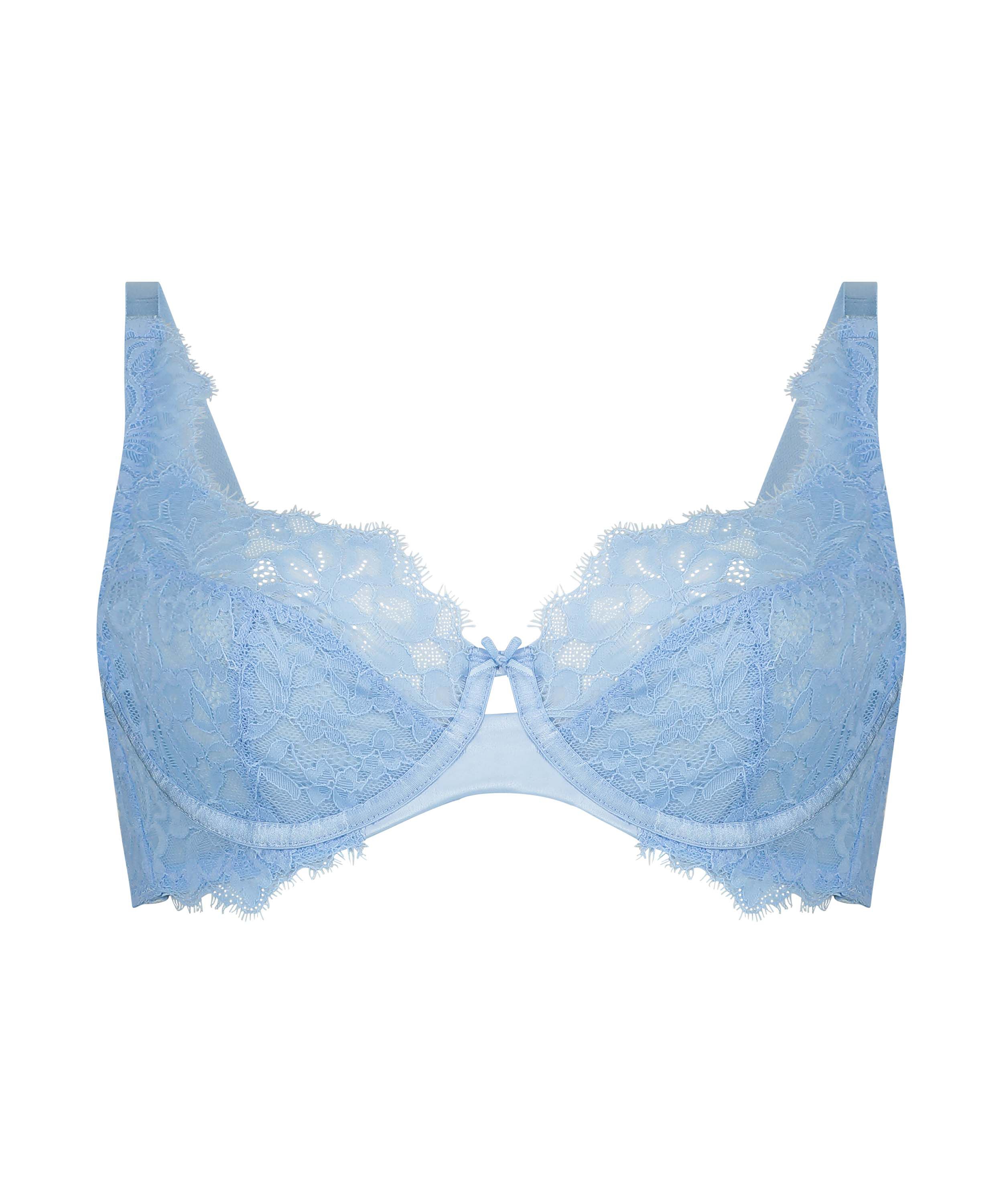 Isabella Non-Padded Underwired Bra, Blue