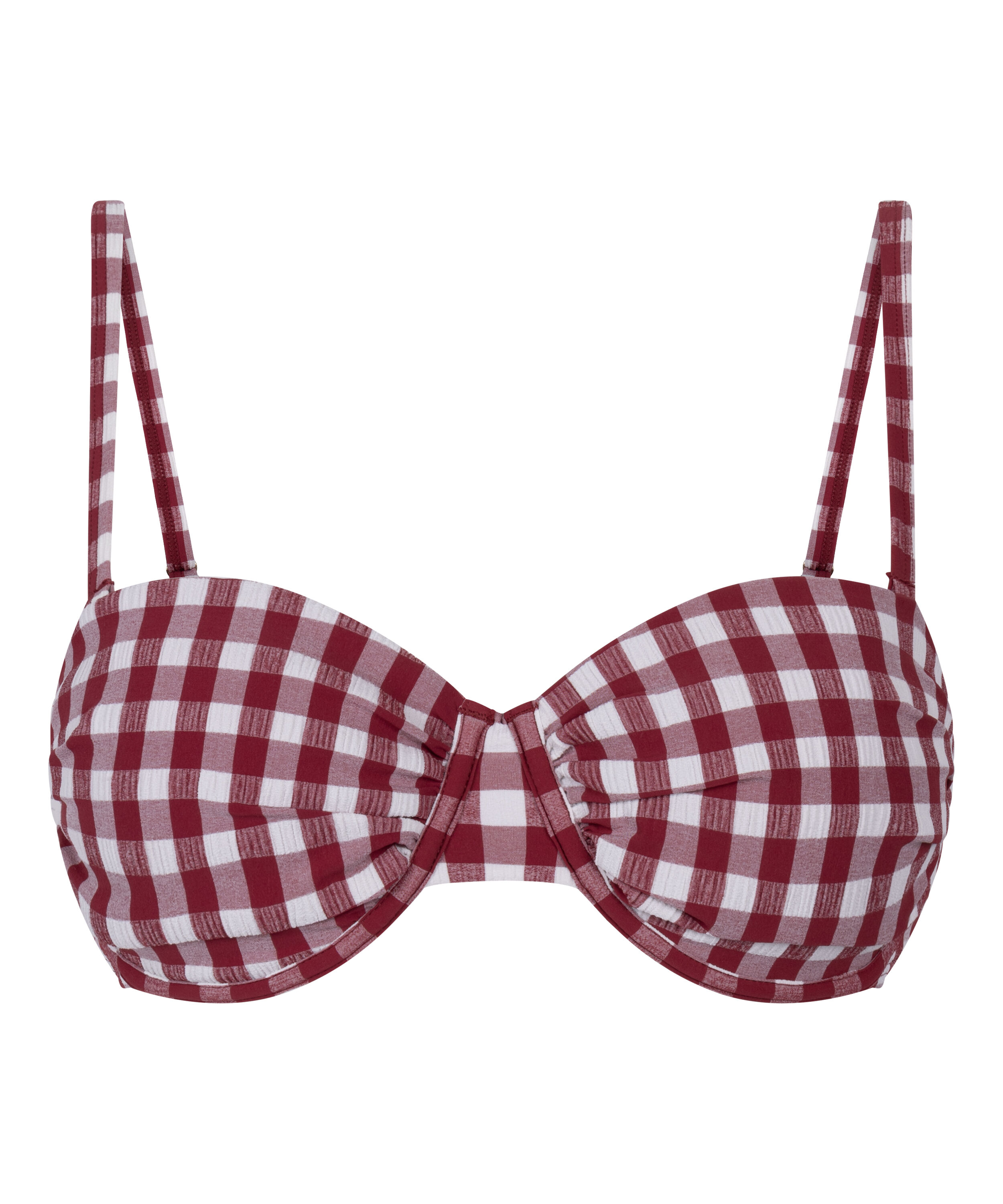 Padded Underwired Bikini Top Amalfi, Red