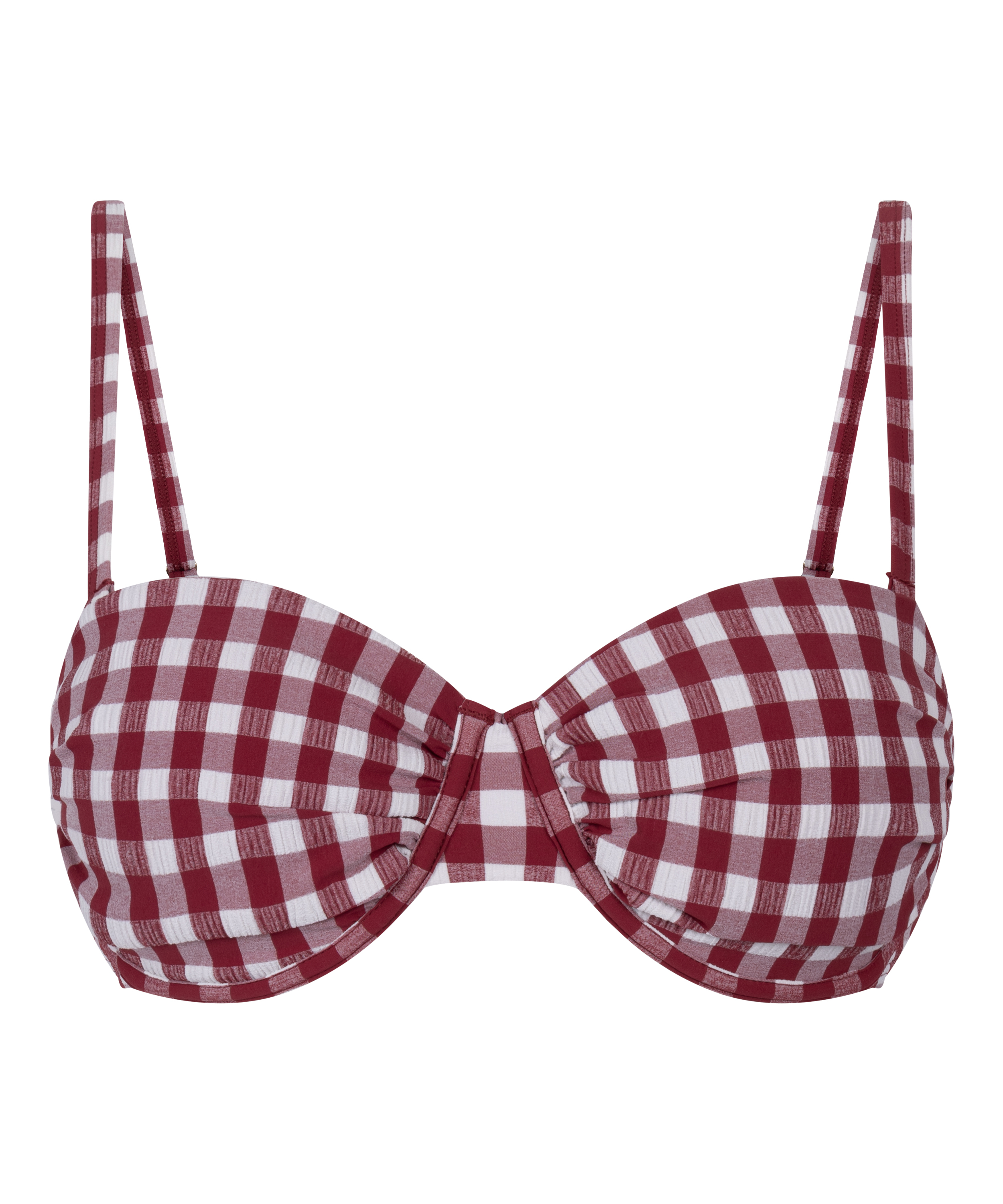 Padded Underwired Bikini Top Amalfi, Red, main