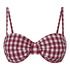 Padded Underwired Bikini Top Amalfi, Red