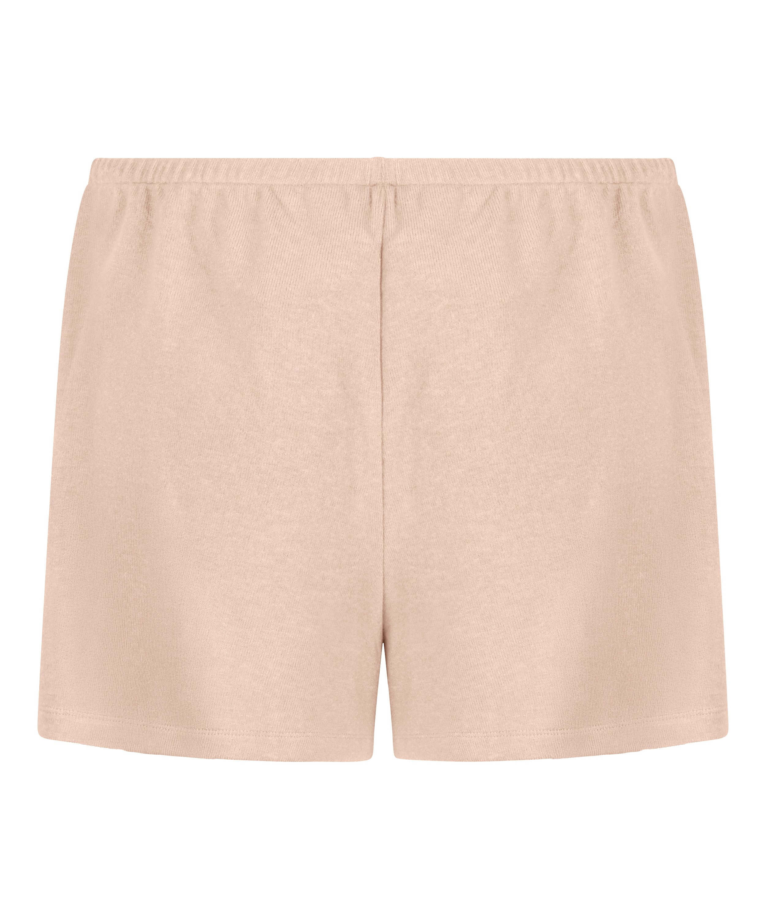 Brushed Jersey Pyjama Short, Beige, main