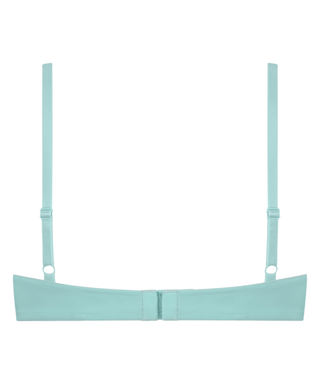 Plunge Padded Underwired Bra, Blue