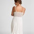 Nora Lace Slip Dress, White