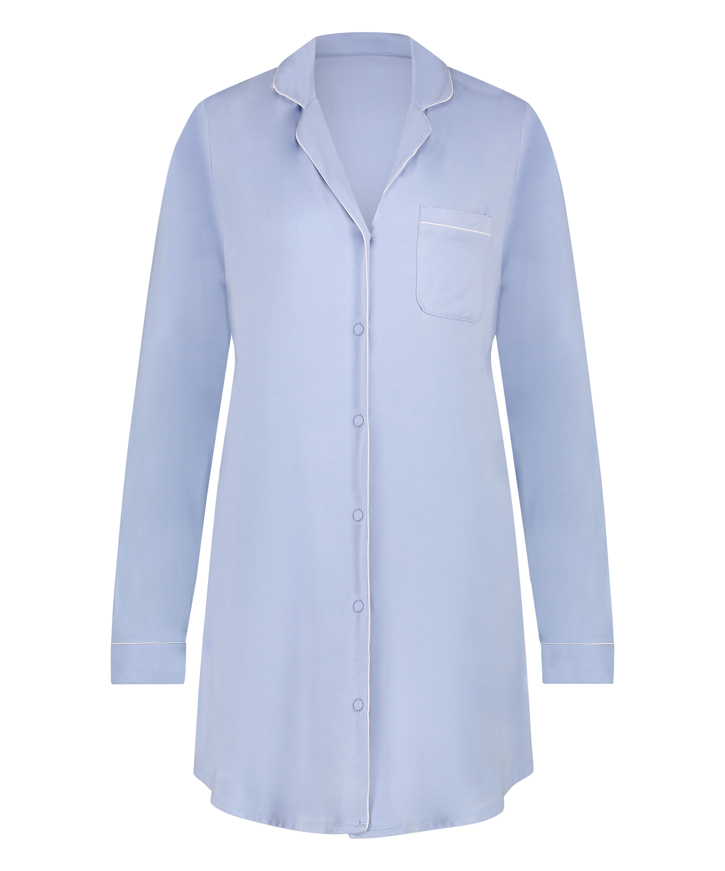 Essential Jersey Shirtdress, Blue, main