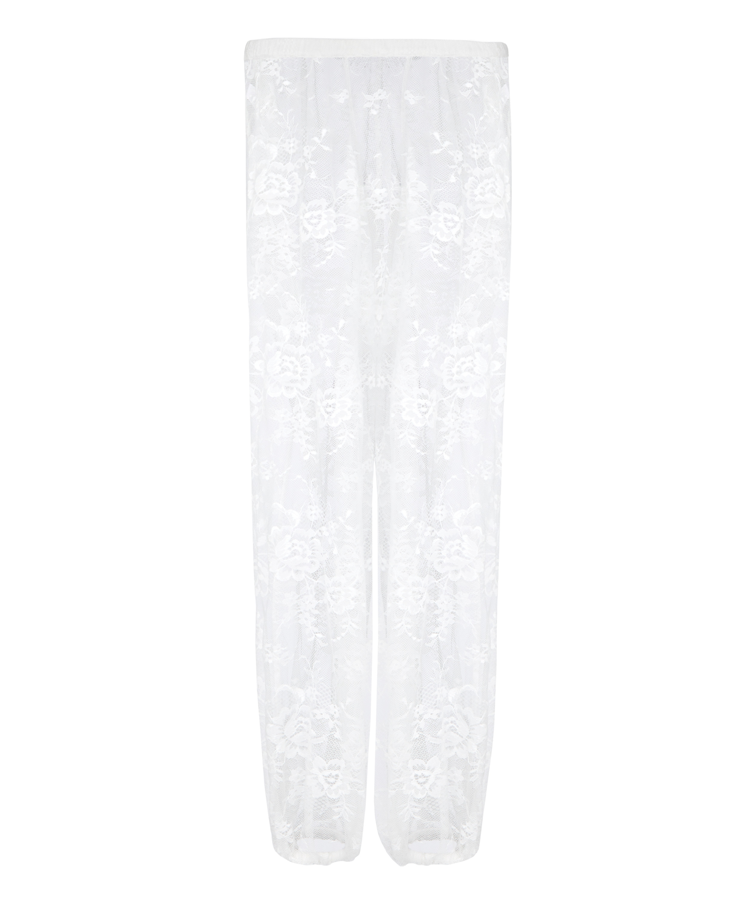 Sunset Lace Balloon Pants, White, main