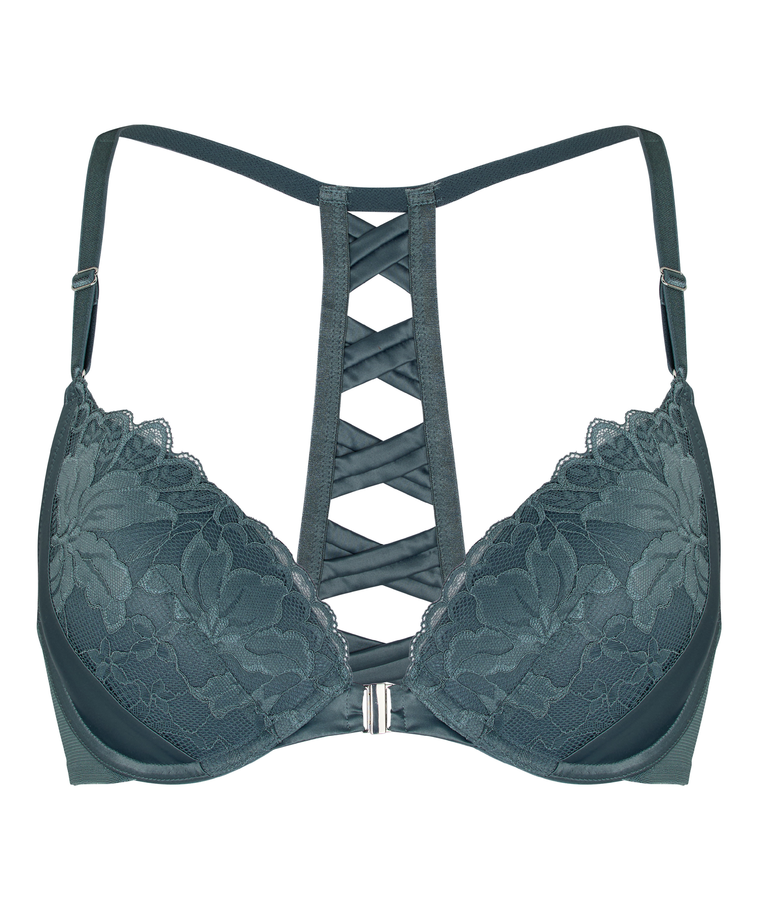 Push-Up Bra Viktoria, Blue, main