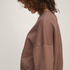 Top Crew Brushed Sweat, Brown