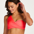 Cairo Bandeau Bikini Top, Red