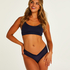Vixen V-shaped brazilian, Blue