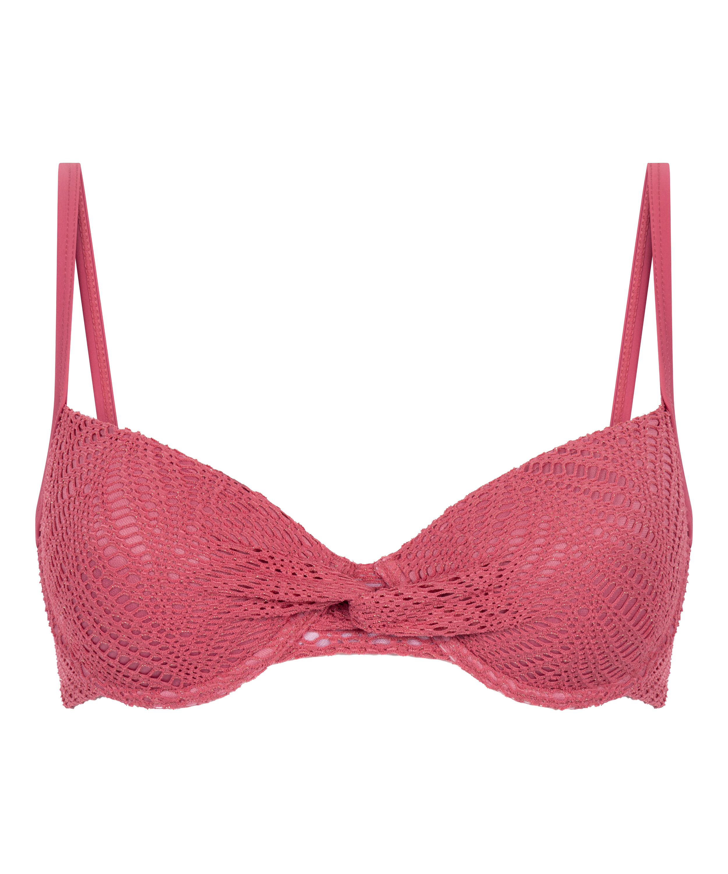 Lanai Padded Underwired Bikini Top, Pink