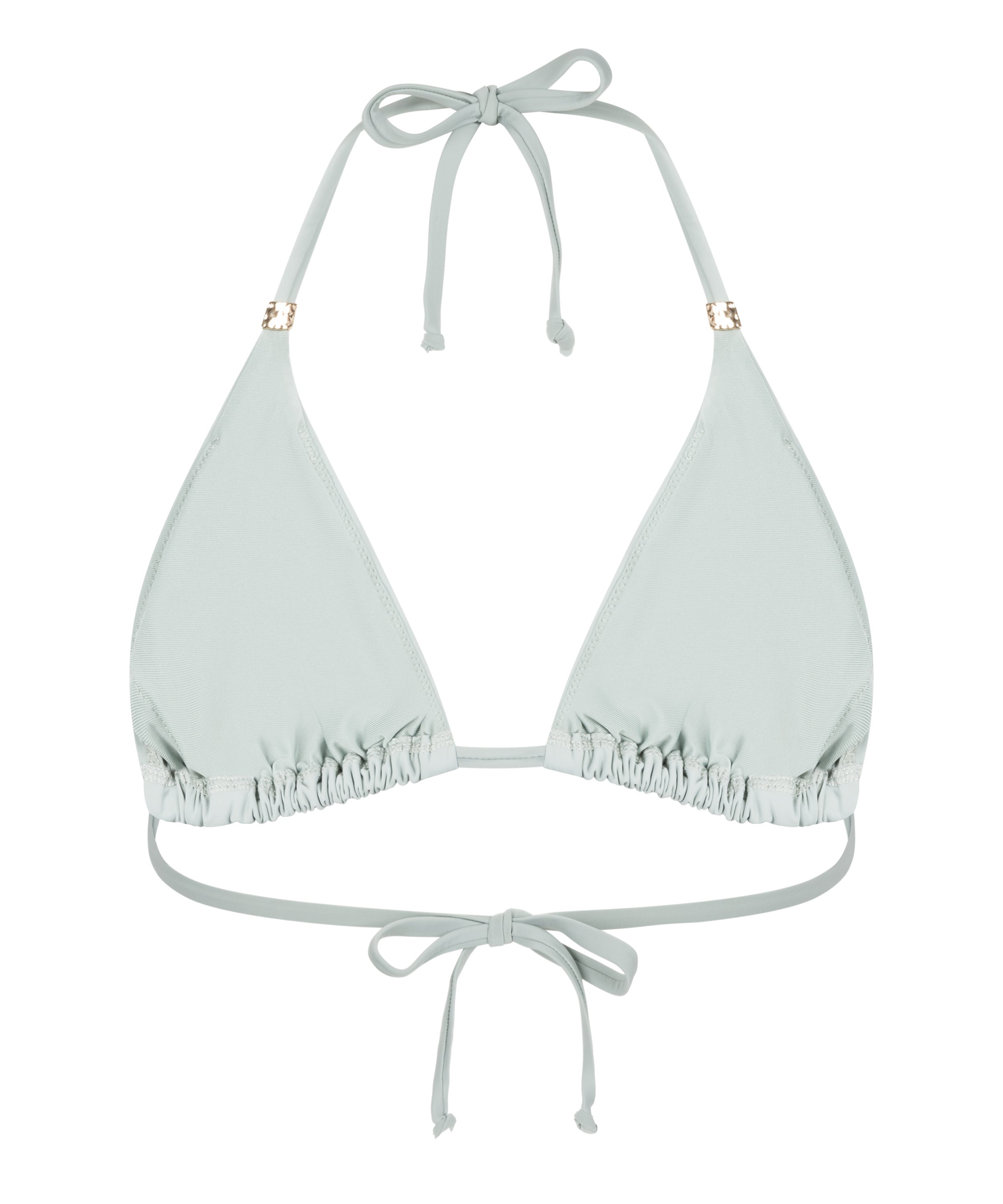 Triangle Bikini Top Luxe, Green, main