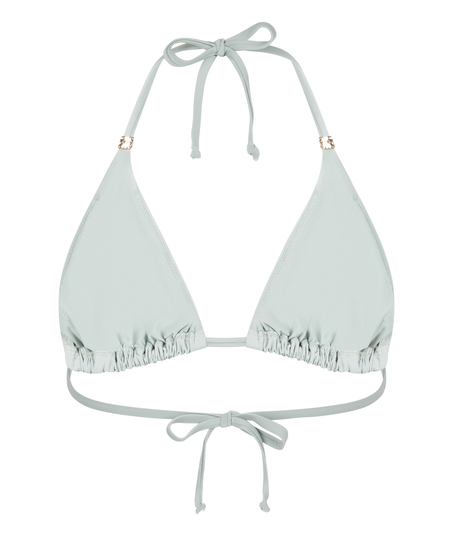 Triangle Bikini Top Luxe, Green