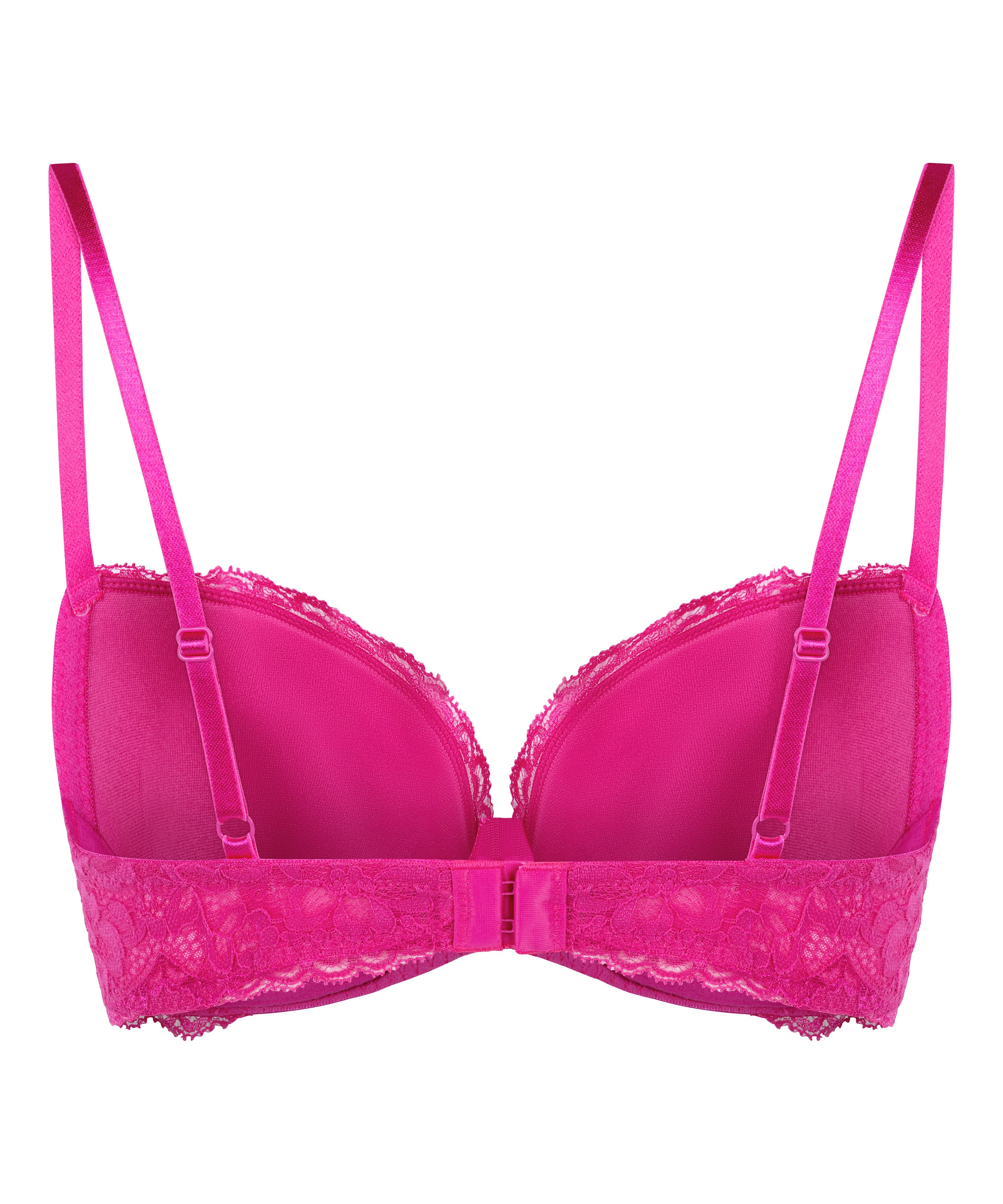 Marine Padded Underwired Bra, Pink, main