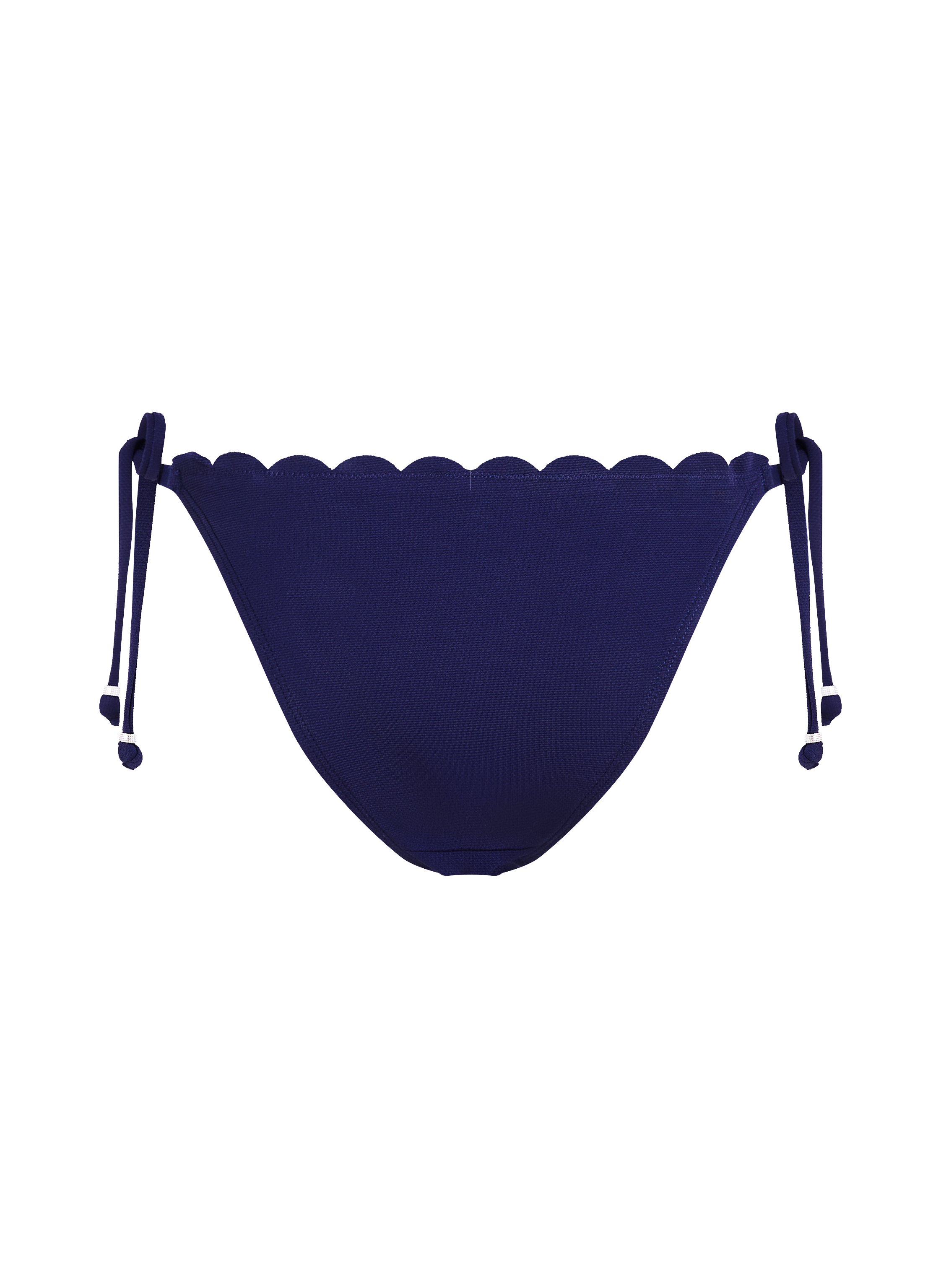 Scallop Bikini Bottoms, Blue, main