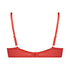 Kat padded underwired bra, Red