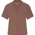 Essential Jersey Short-Sleeved Jacket, Brown
