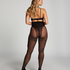 Diamond Lurex Tights, Black