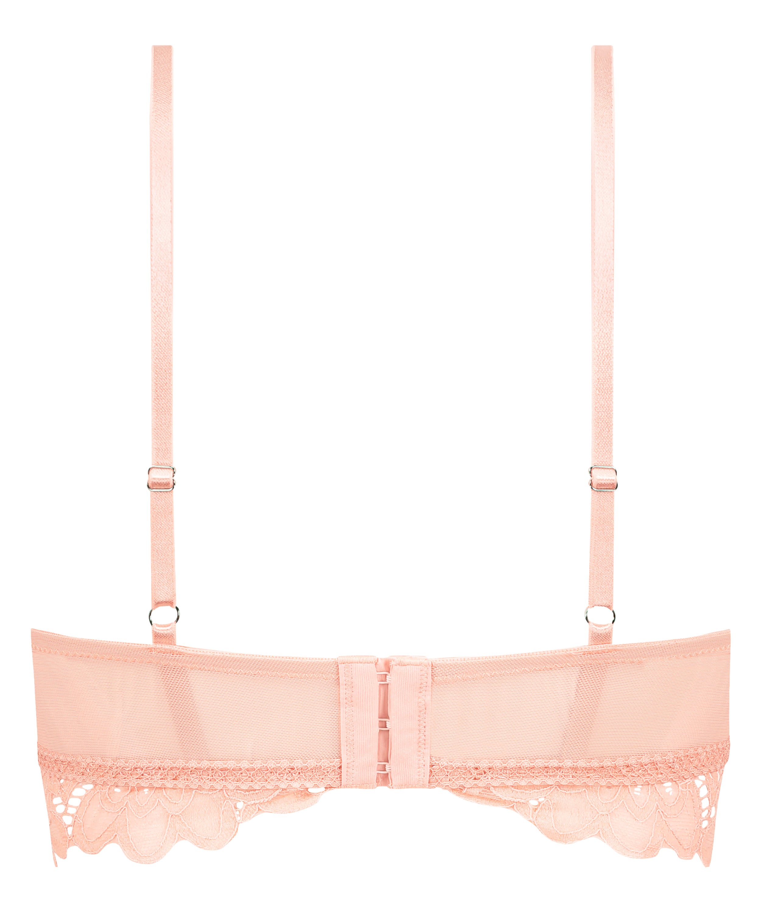 Shiloh Padded Longline Non-Underwired Bra, Pink, main