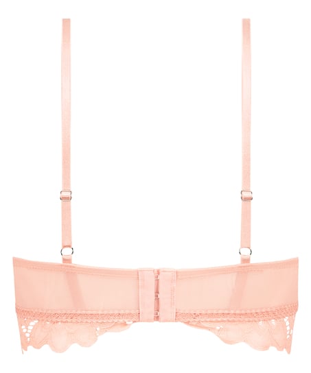 Shiloh Padded Longline Non-Underwired Bra, Pink