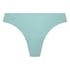 Lace Back Invisible Thong, Blue
