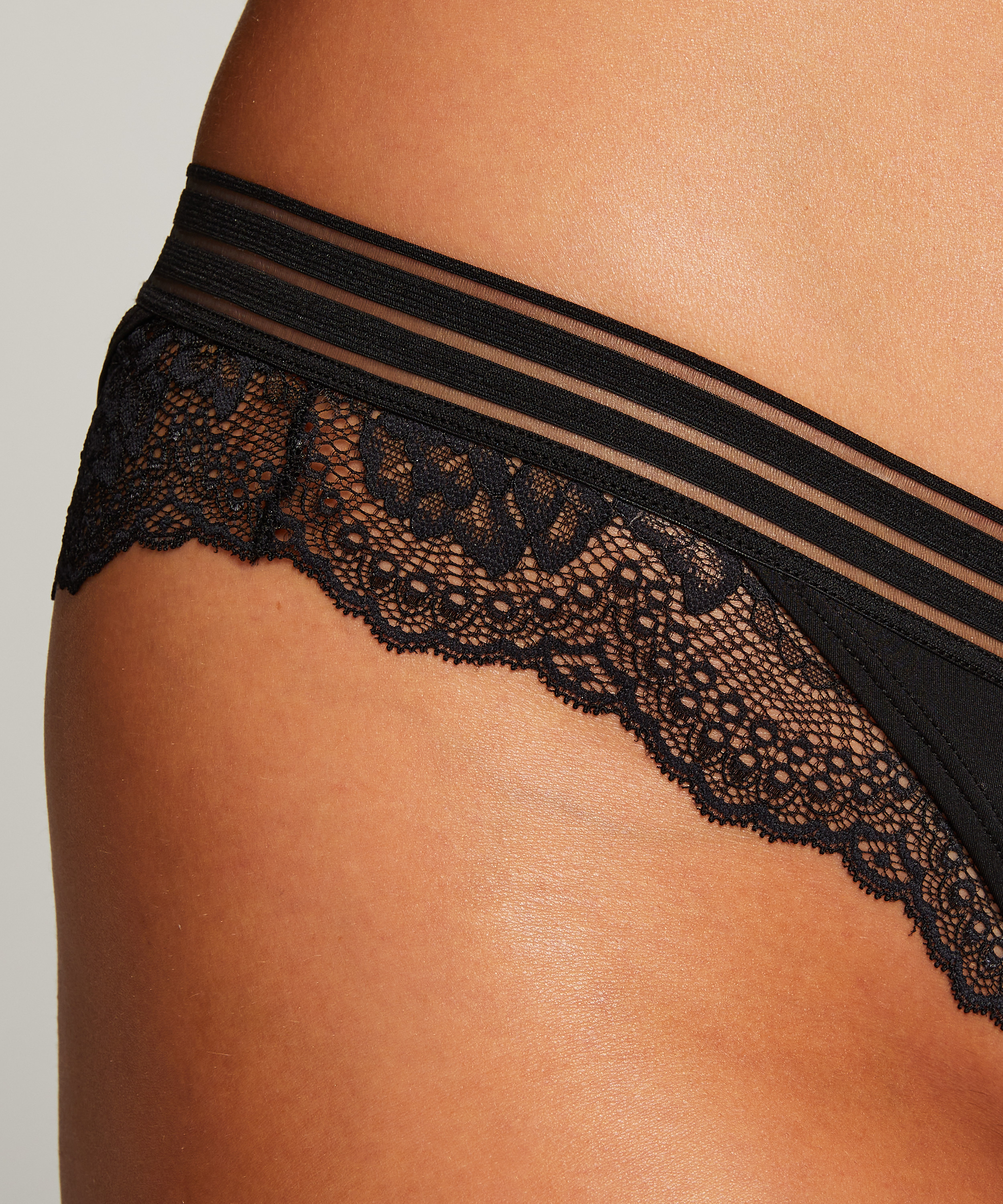 Sully High Leg Brazilian, Black, main