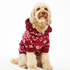 Dog's Fleece Onesie, Red