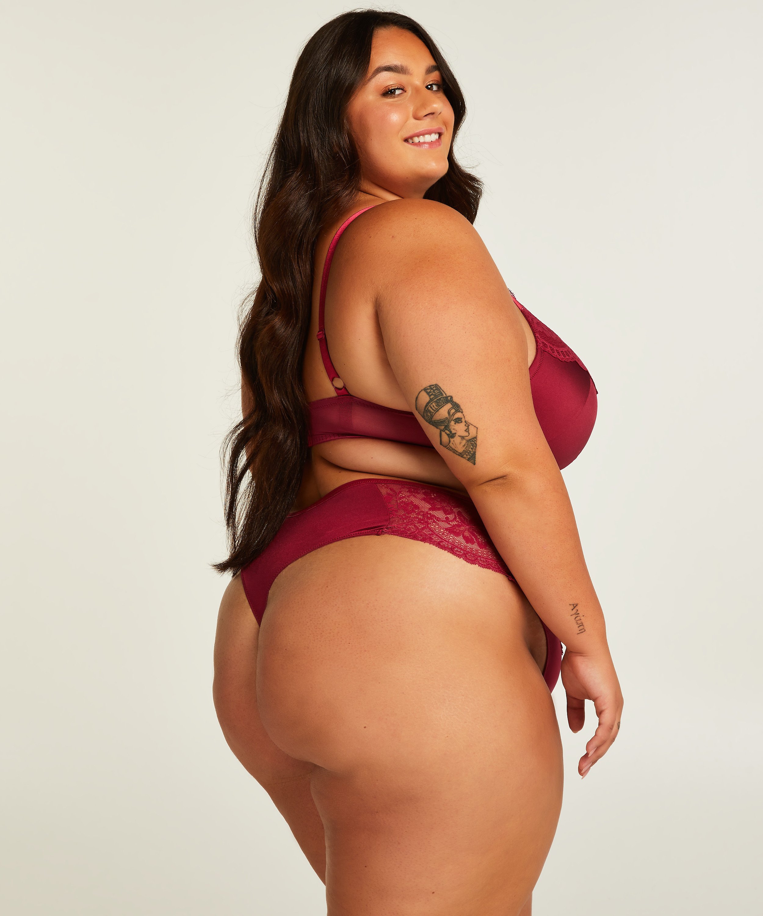 Georgia Padded Underwired Bra, Red, main