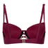 Marrakech Padded Underwired Bikini Top, Red
