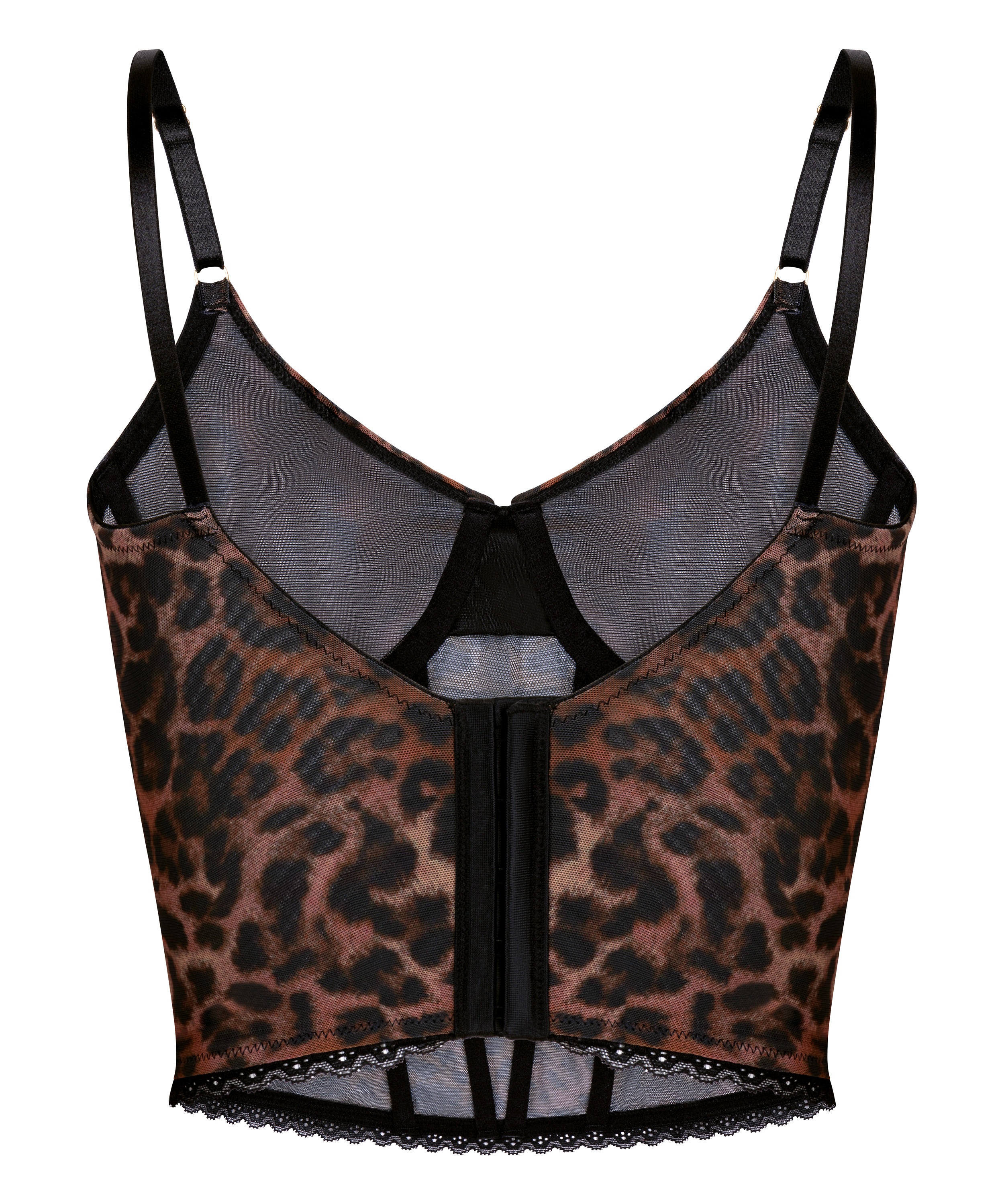 Ella Non-Padded Underwired Bra, Brown, main