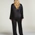 Satin Trousers, Black