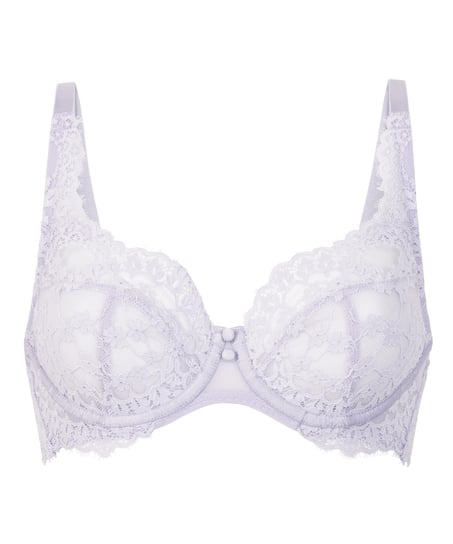 Daisy Non-Padded Underwired Bra, Purple