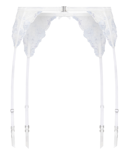 Suspenderbelt Peonie, White