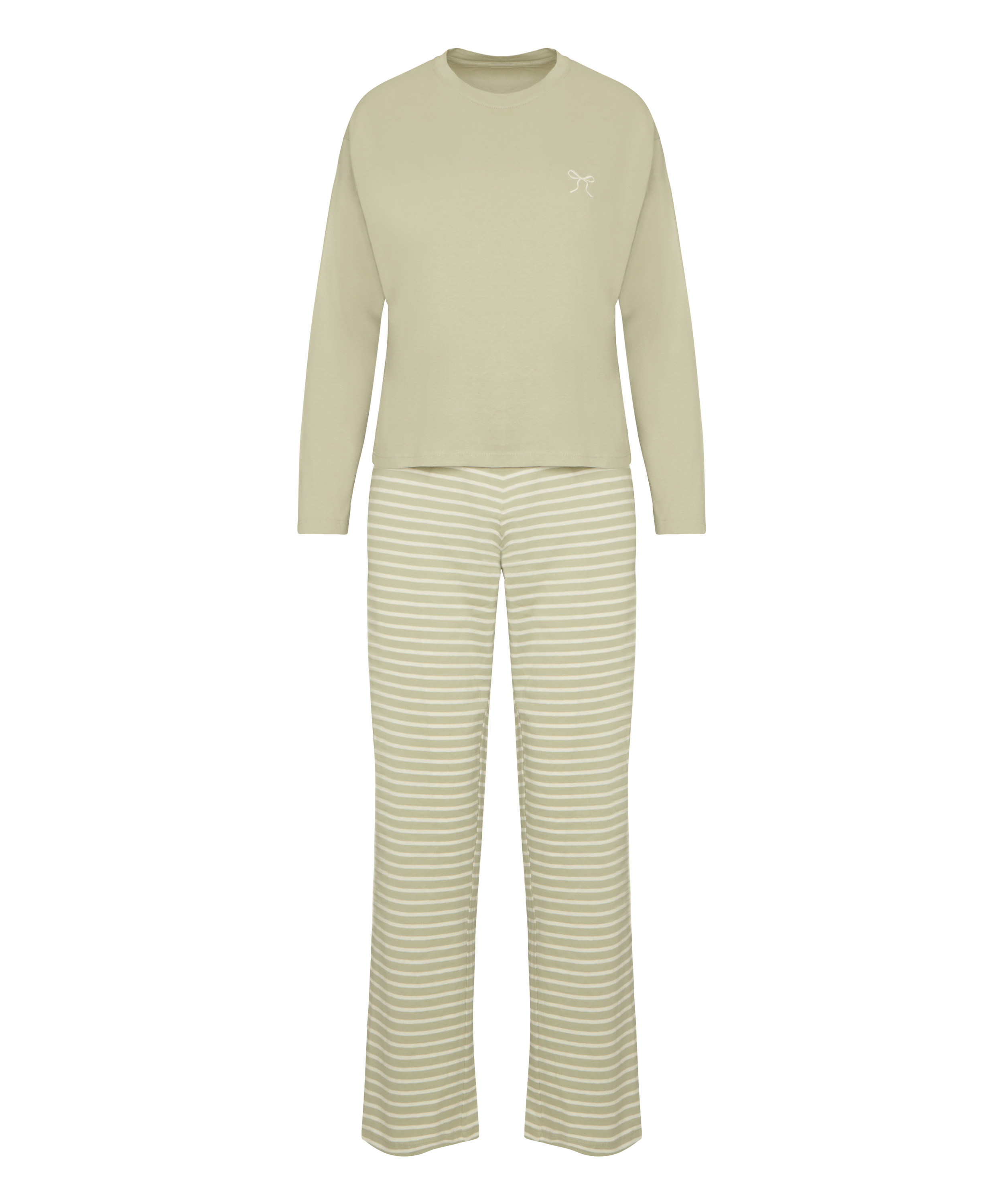 Pyjamaset Cotton Jersey, Green, main